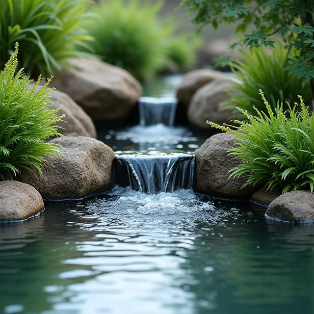 Wasserfeature Garten Salzburg